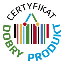 Certyfikat Dobry Produkt dla tłoczonego na zimno Oleju rzepakowego z Olejarni ŁOŚ